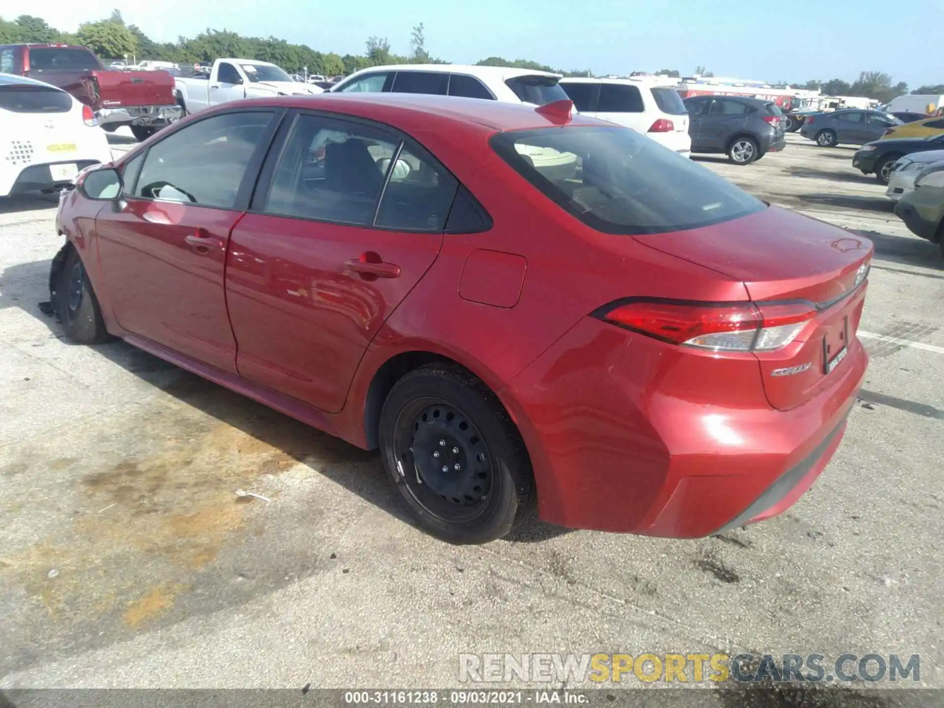 3 Photograph of a damaged car JTDEPMAE9MJ145301 TOYOTA COROLLA 2021