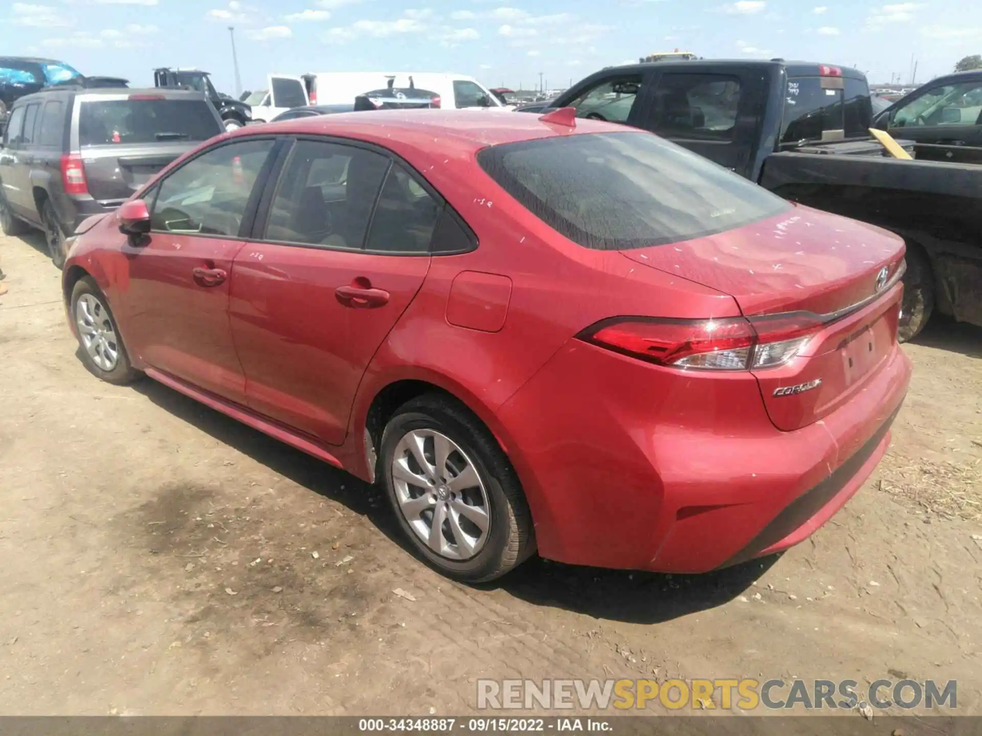 3 Photograph of a damaged car JTDEPMAE9MJ145847 TOYOTA COROLLA 2021