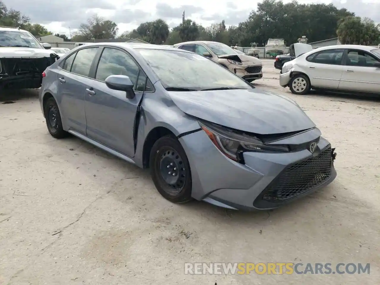 1 Photograph of a damaged car JTDEPMAE9MJ146352 TOYOTA COROLLA 2021