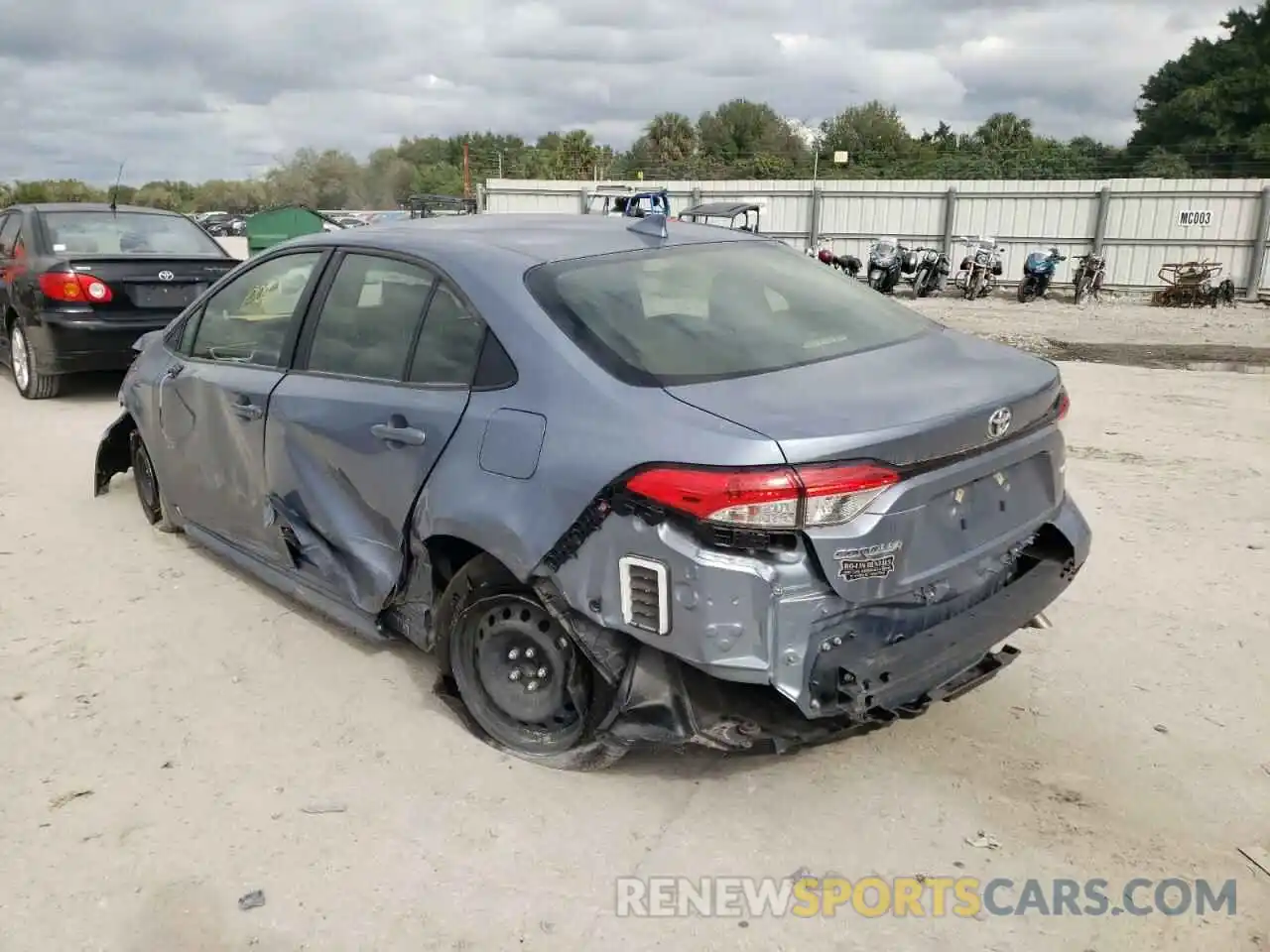 3 Photograph of a damaged car JTDEPMAE9MJ146352 TOYOTA COROLLA 2021