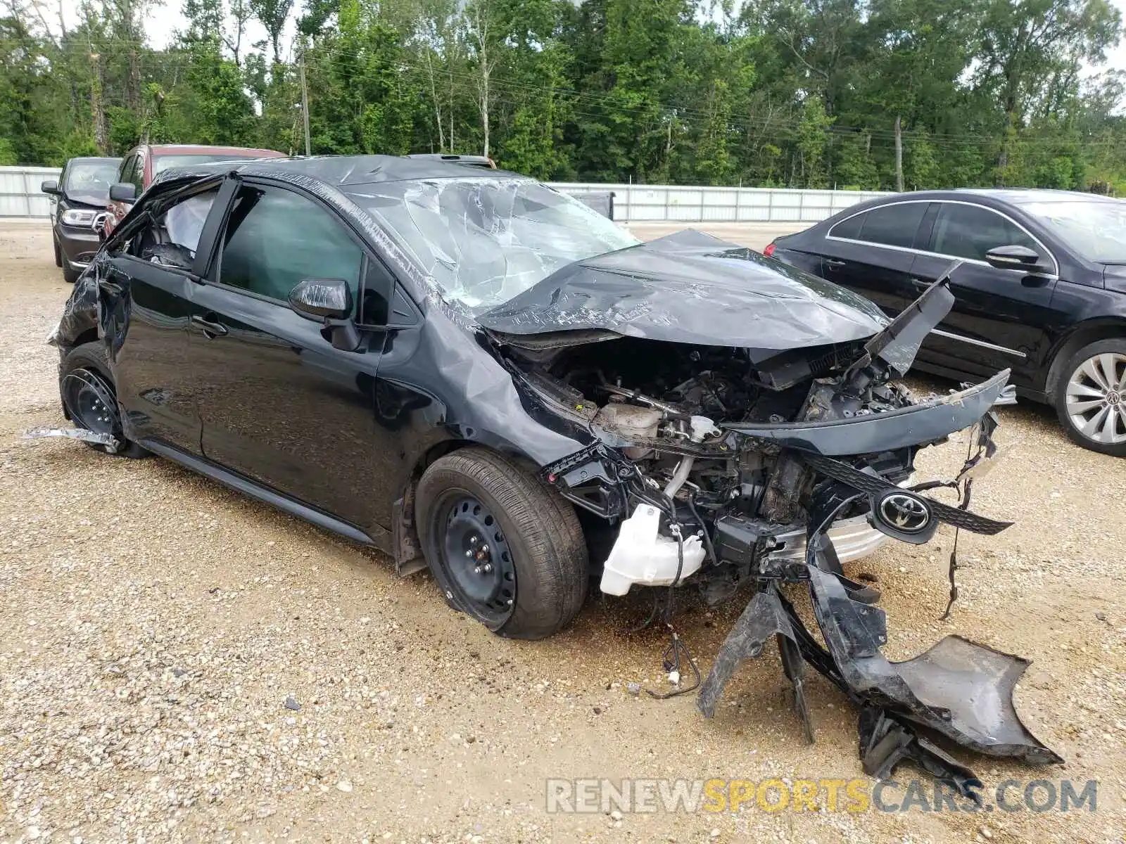 1 Photograph of a damaged car JTDEPMAE9MJ147307 TOYOTA COROLLA 2021