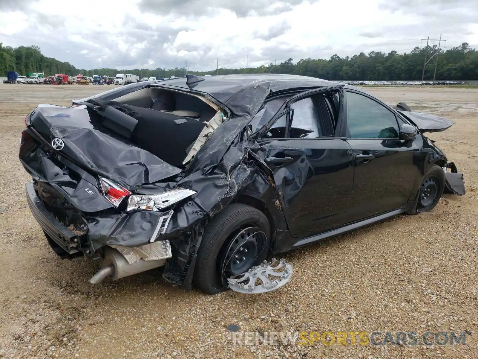 4 Photograph of a damaged car JTDEPMAE9MJ147307 TOYOTA COROLLA 2021