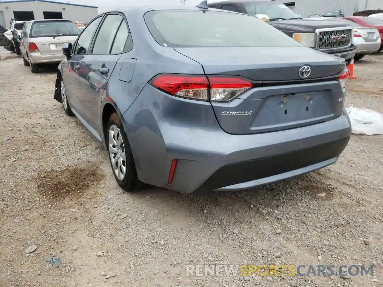 3 Photograph of a damaged car JTDEPMAE9MJ147727 TOYOTA COROLLA 2021