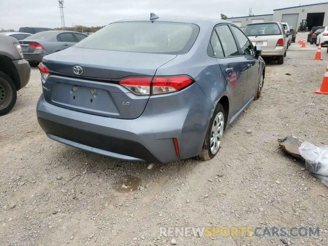 4 Photograph of a damaged car JTDEPMAE9MJ147727 TOYOTA COROLLA 2021