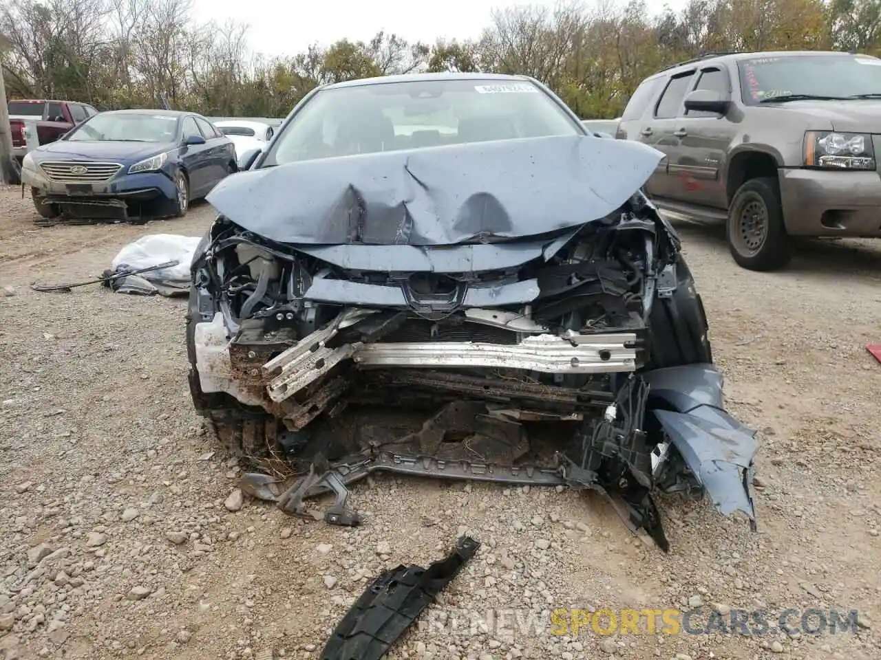 9 Photograph of a damaged car JTDEPMAE9MJ147727 TOYOTA COROLLA 2021