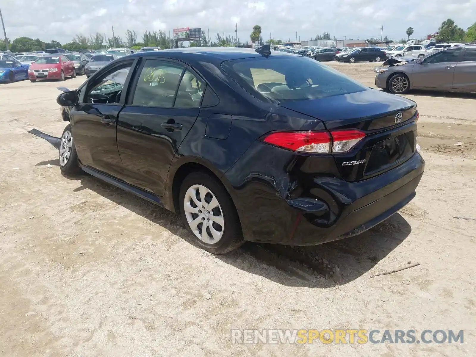 3 Photograph of a damaged car JTDEPMAE9MJ148697 TOYOTA COROLLA 2021