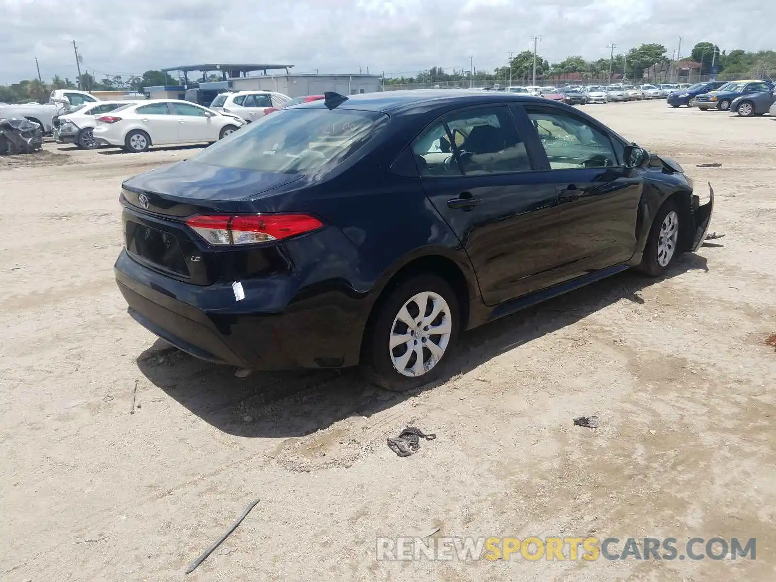 4 Photograph of a damaged car JTDEPMAE9MJ148697 TOYOTA COROLLA 2021