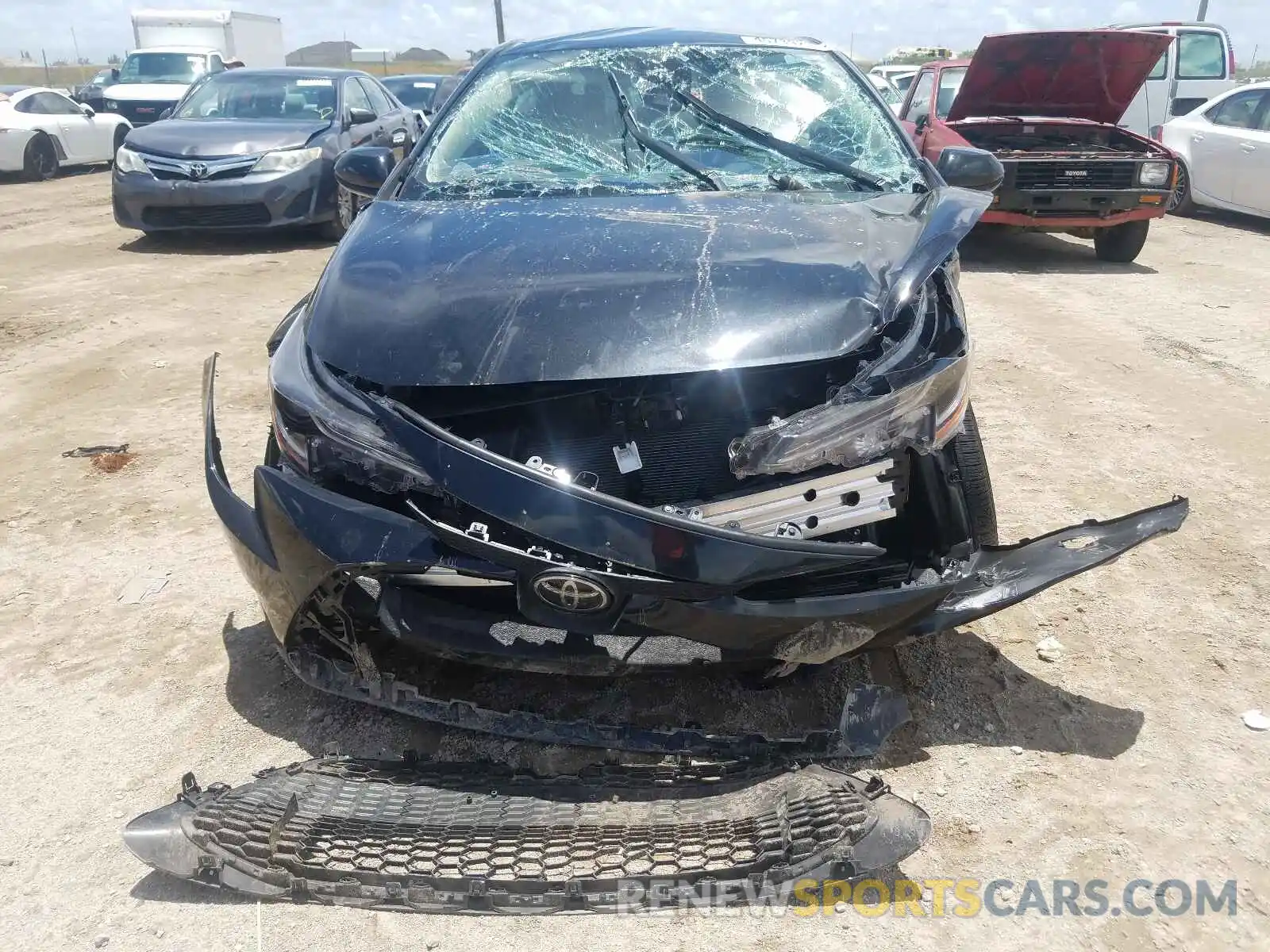 9 Photograph of a damaged car JTDEPMAE9MJ148697 TOYOTA COROLLA 2021