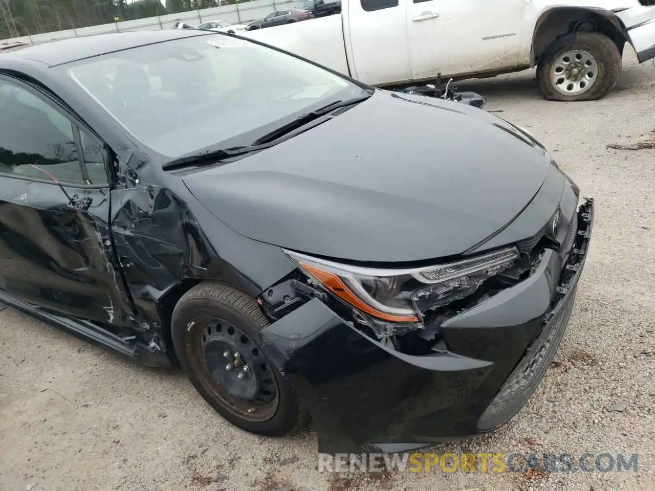 9 Photograph of a damaged car JTDEPMAE9MJ148991 TOYOTA COROLLA 2021