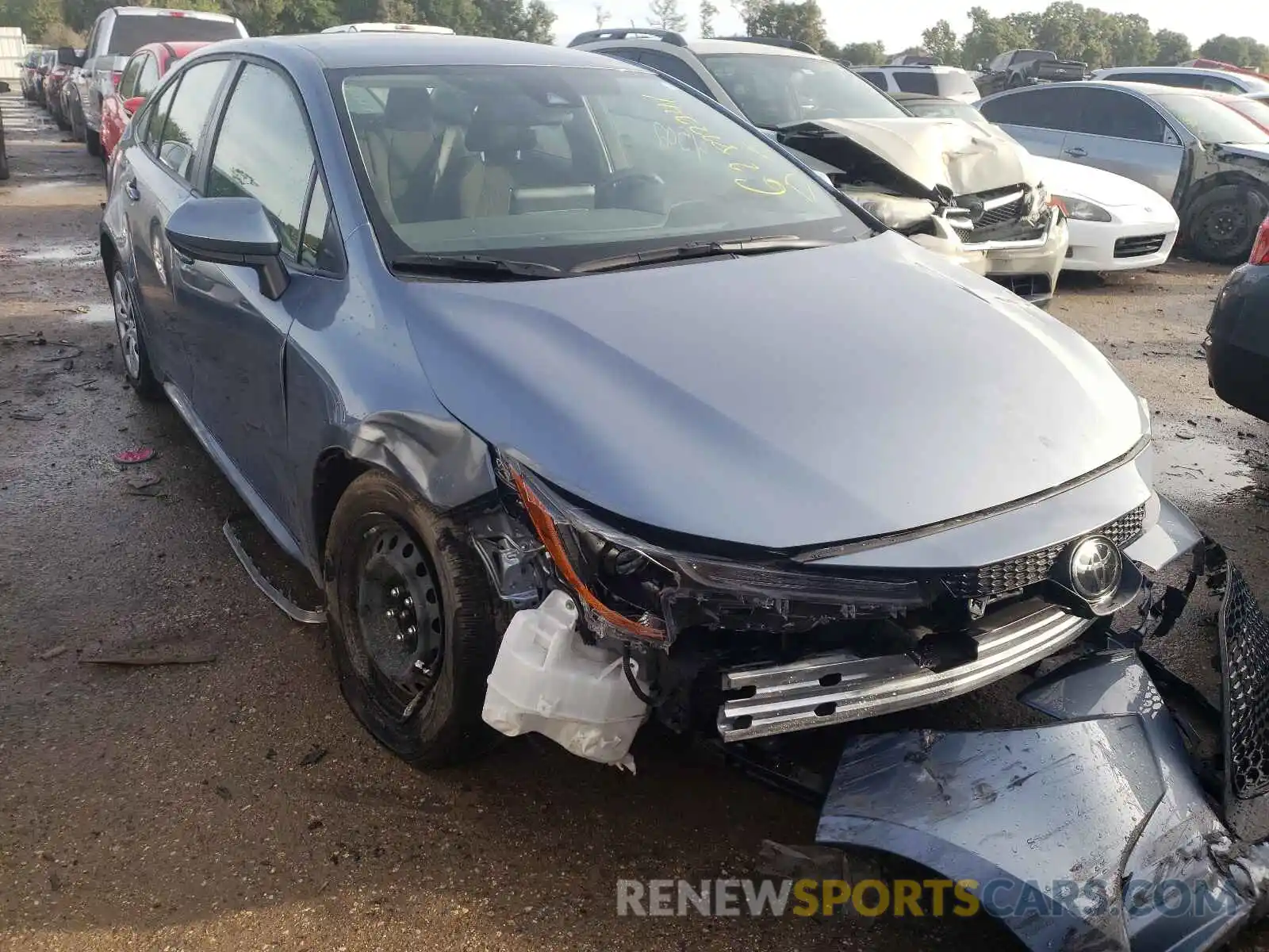 1 Photograph of a damaged car JTDEPMAE9MJ149445 TOYOTA COROLLA 2021