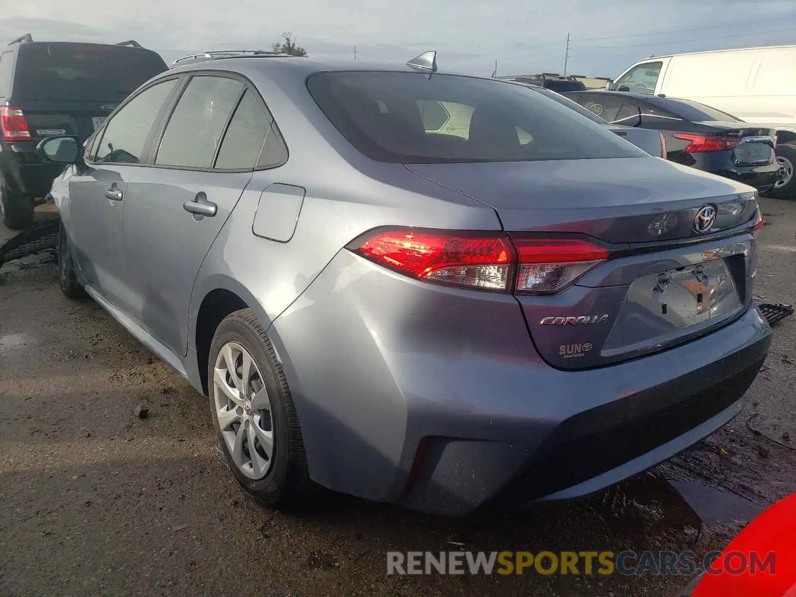 3 Photograph of a damaged car JTDEPMAE9MJ149445 TOYOTA COROLLA 2021