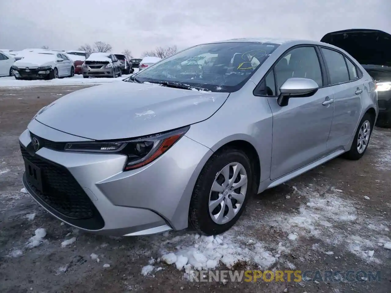 2 Photograph of a damaged car JTDEPMAE9MJ149476 TOYOTA COROLLA 2021