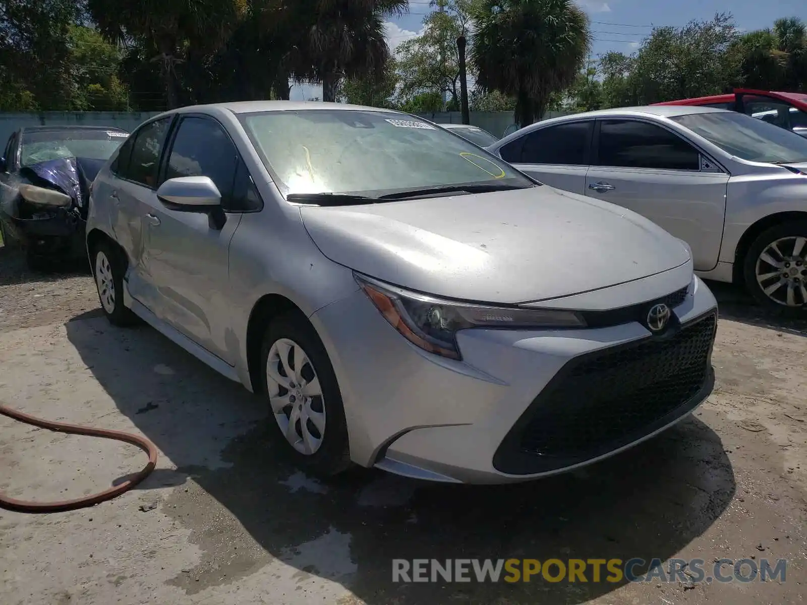 1 Photograph of a damaged car JTDEPMAE9MJ150532 TOYOTA COROLLA 2021