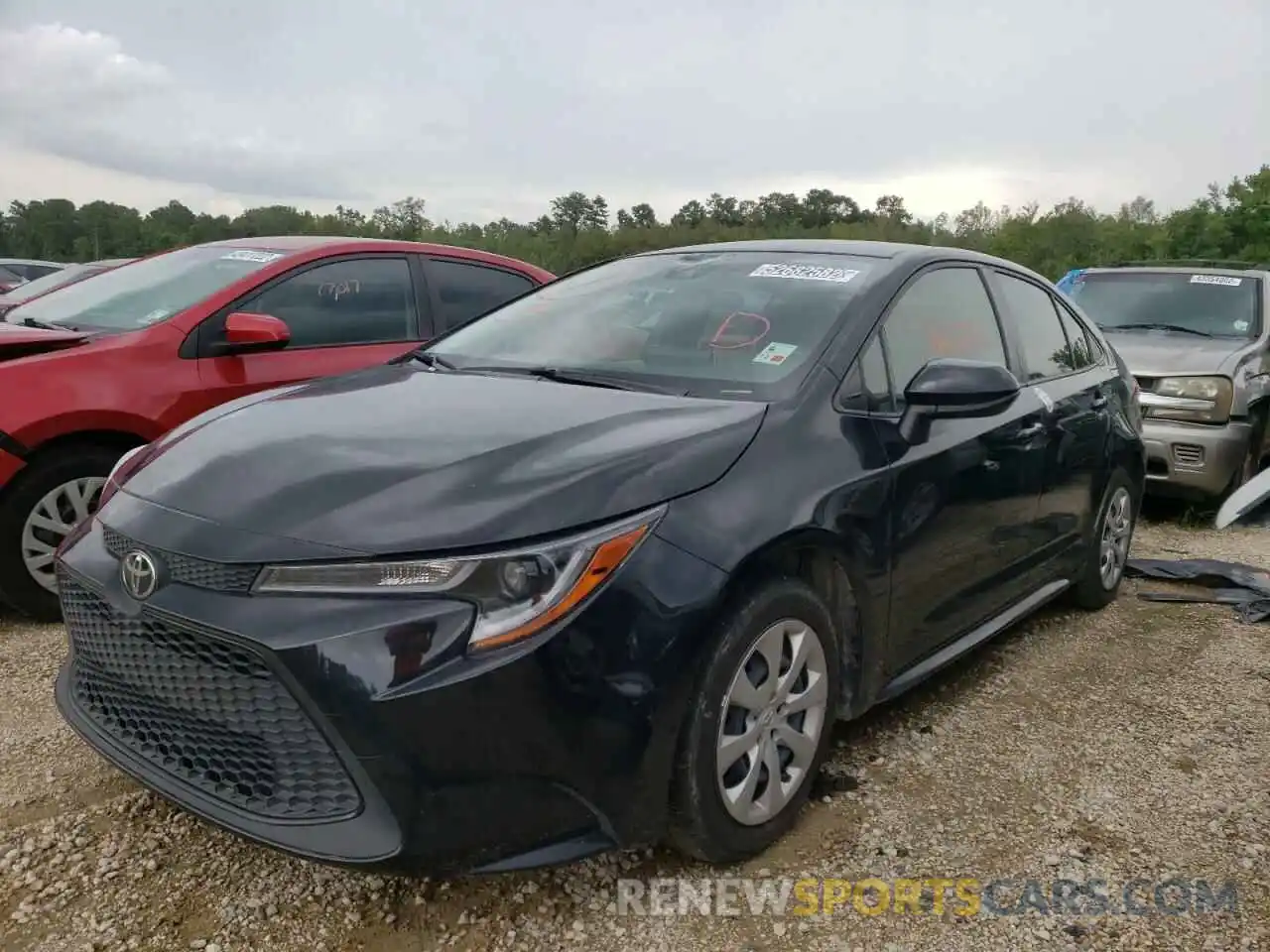 2 Photograph of a damaged car JTDEPMAE9MJ151602 TOYOTA COROLLA 2021