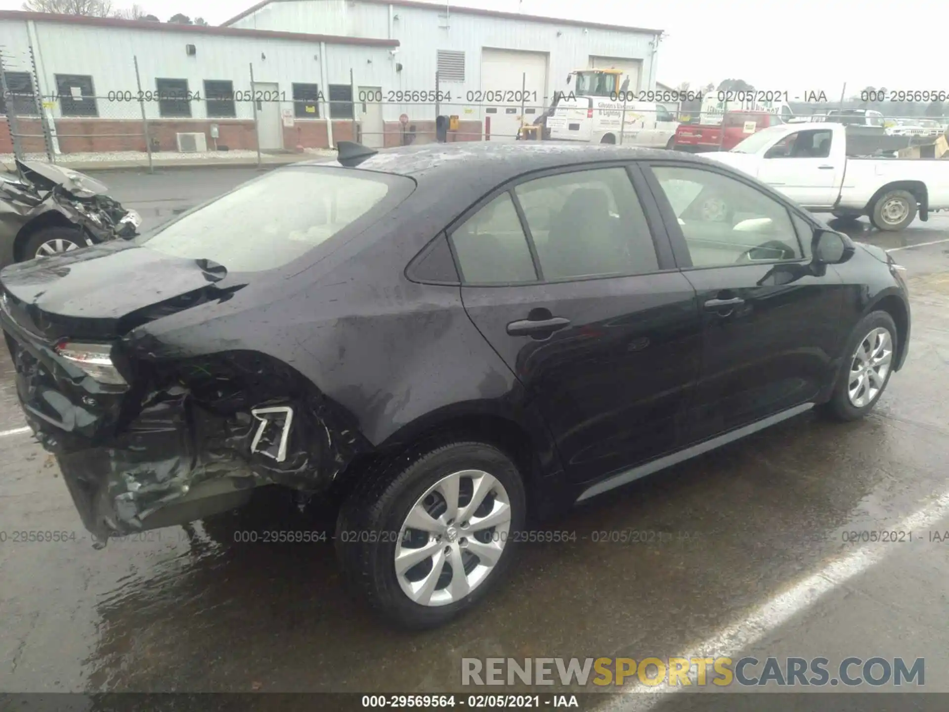 4 Photograph of a damaged car JTDEPMAE9MJ152099 TOYOTA COROLLA 2021