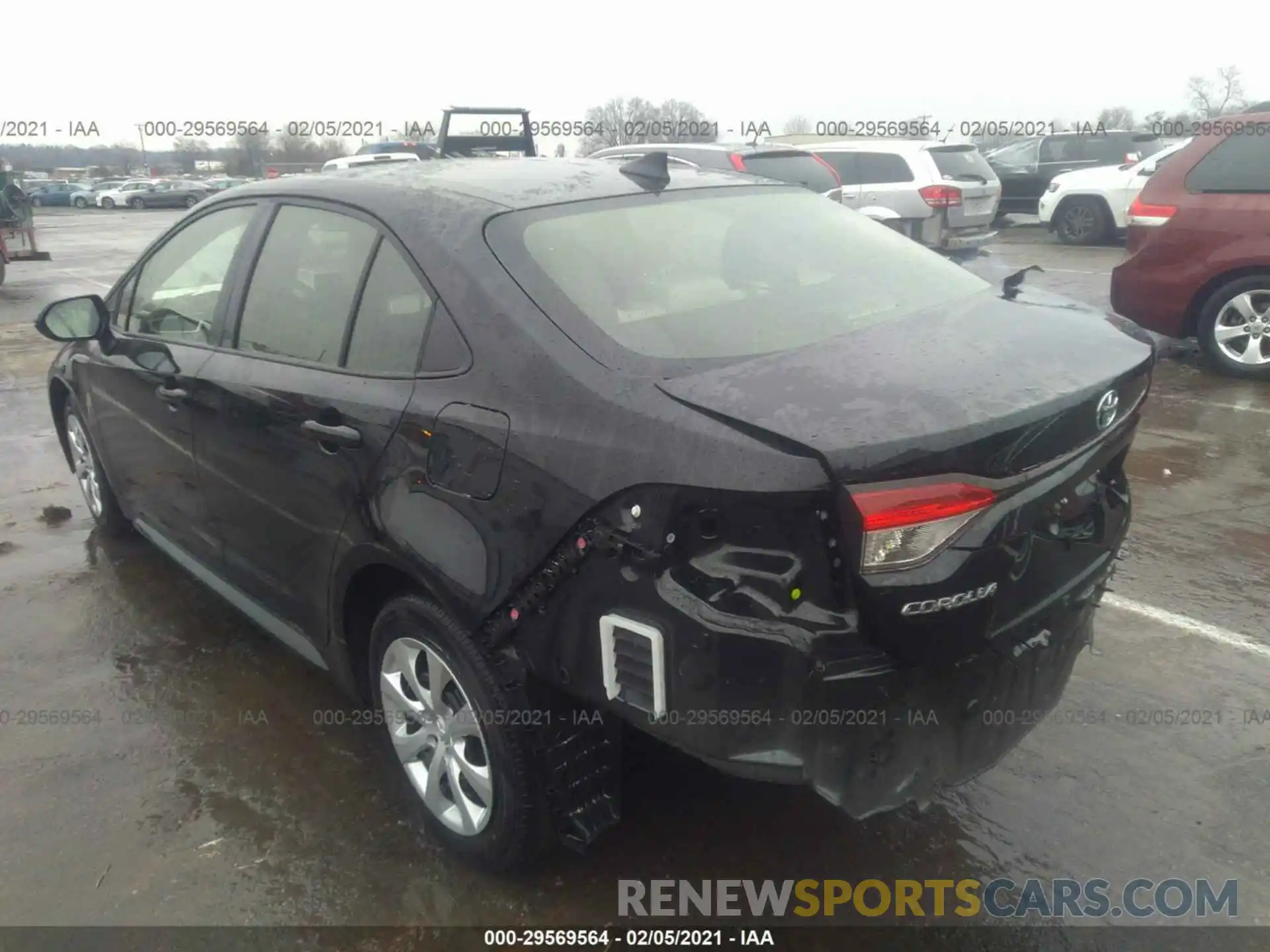 6 Photograph of a damaged car JTDEPMAE9MJ152099 TOYOTA COROLLA 2021