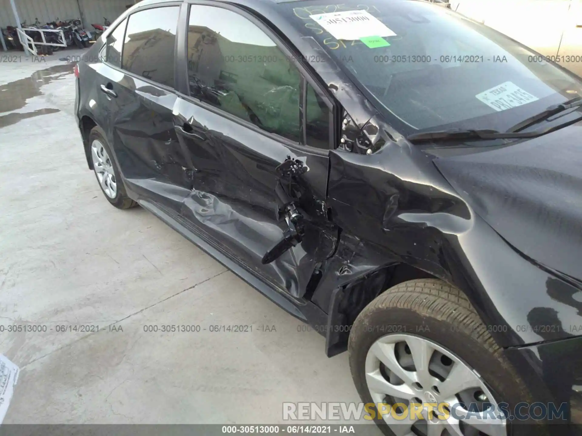 6 Photograph of a damaged car JTDEPMAE9MJ152538 TOYOTA COROLLA 2021