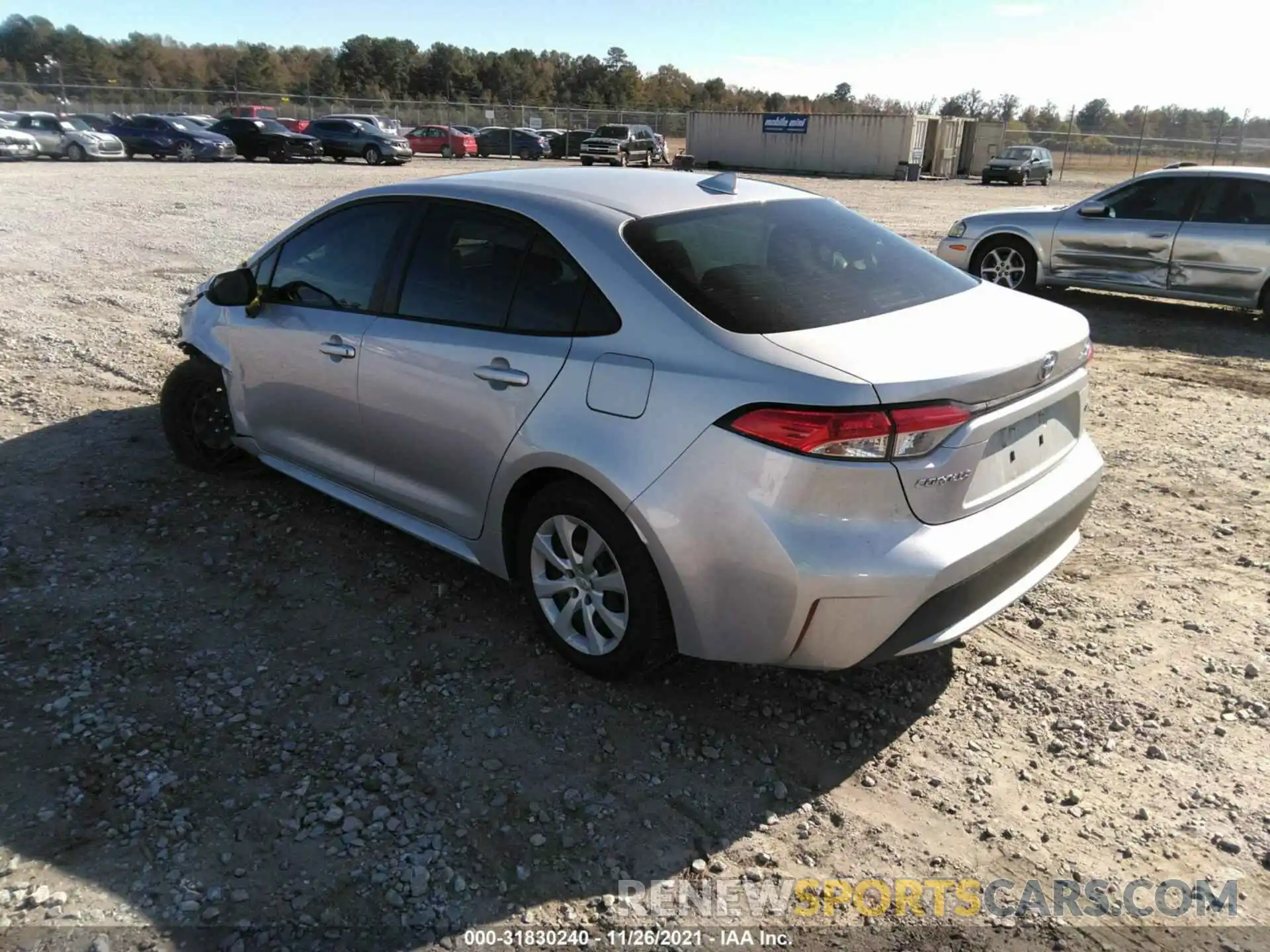 3 Photograph of a damaged car JTDEPMAE9MJ153091 TOYOTA COROLLA 2021