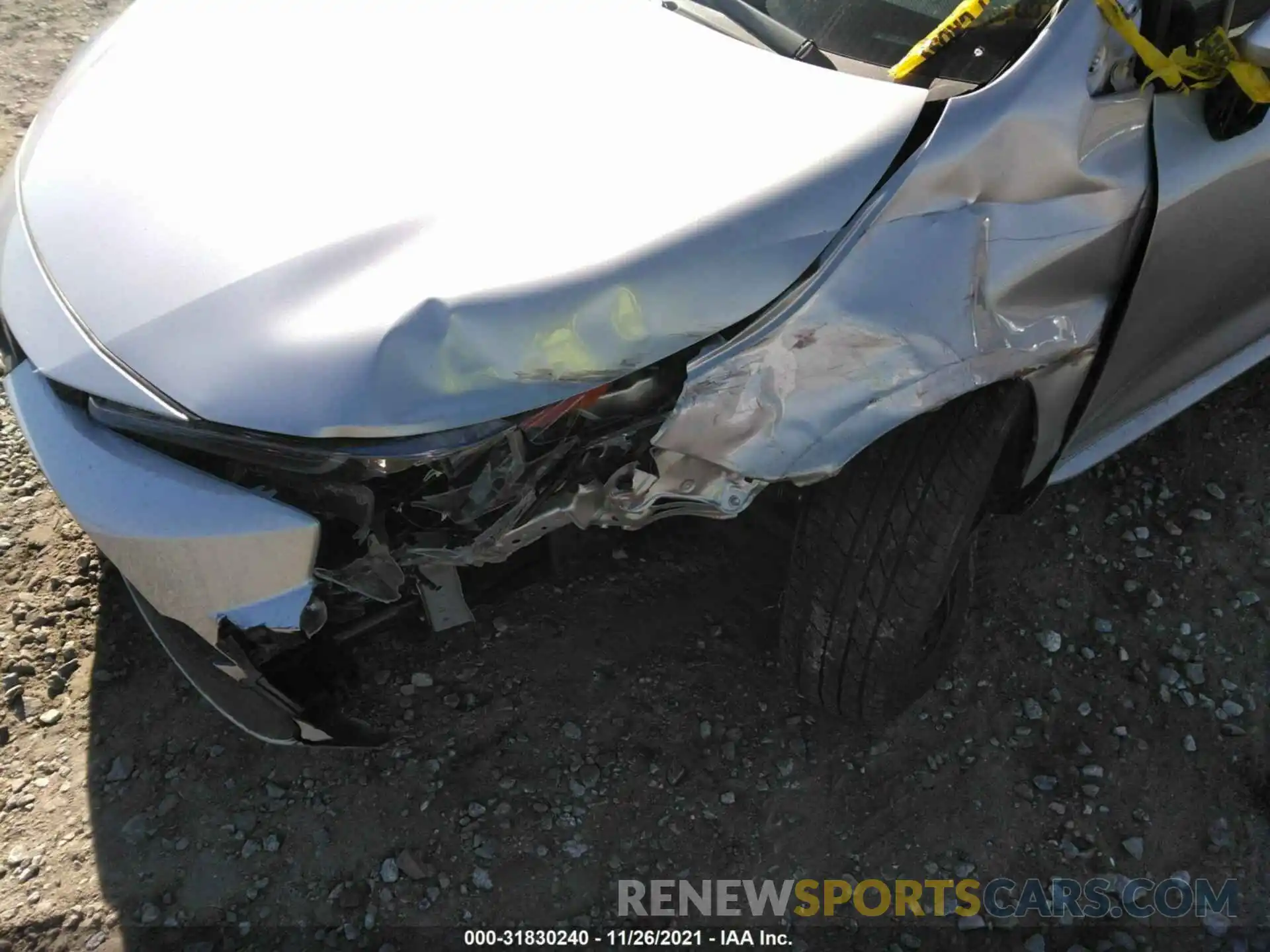 6 Photograph of a damaged car JTDEPMAE9MJ153091 TOYOTA COROLLA 2021