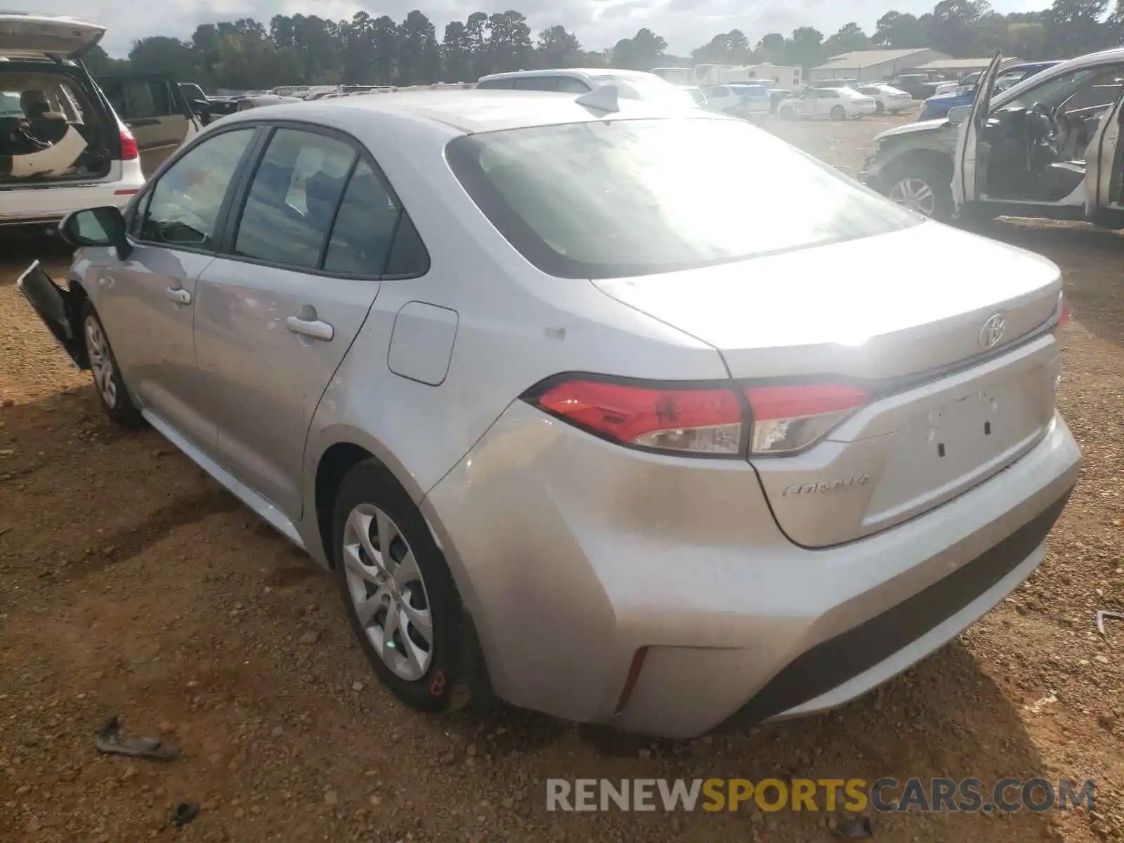 3 Photograph of a damaged car JTDEPMAE9MJ154712 TOYOTA COROLLA 2021