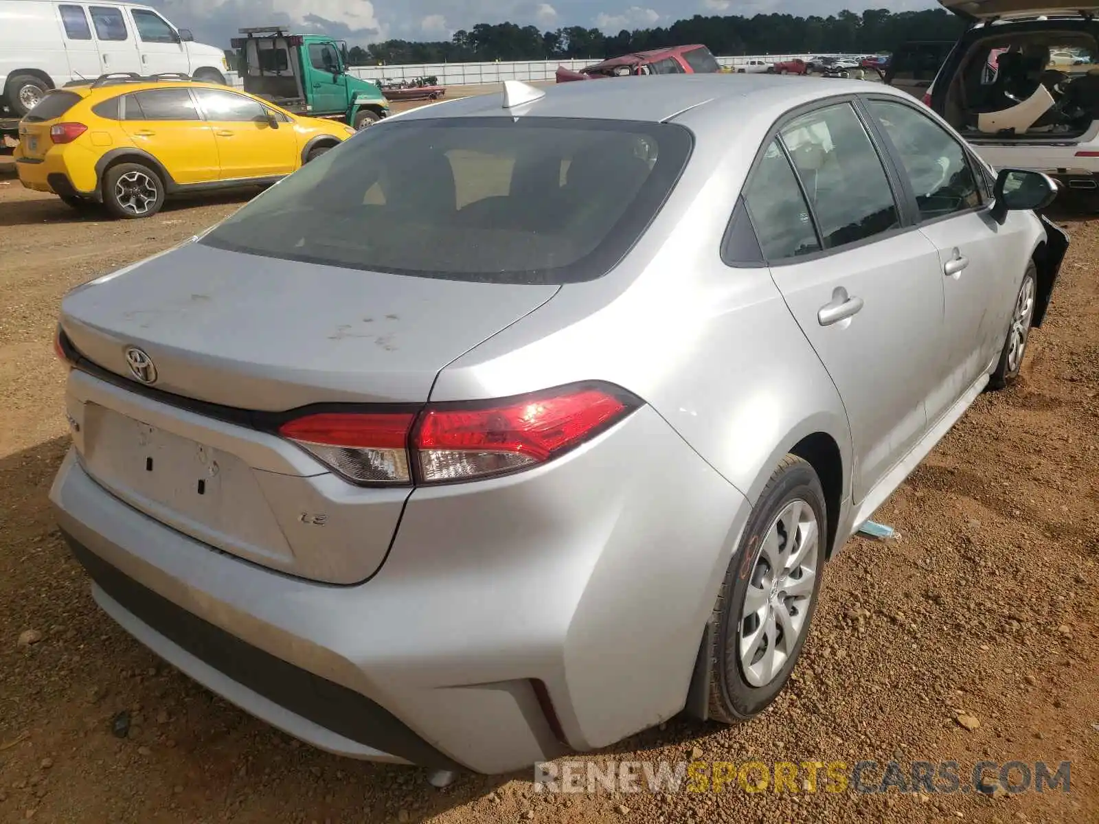 4 Photograph of a damaged car JTDEPMAE9MJ154712 TOYOTA COROLLA 2021