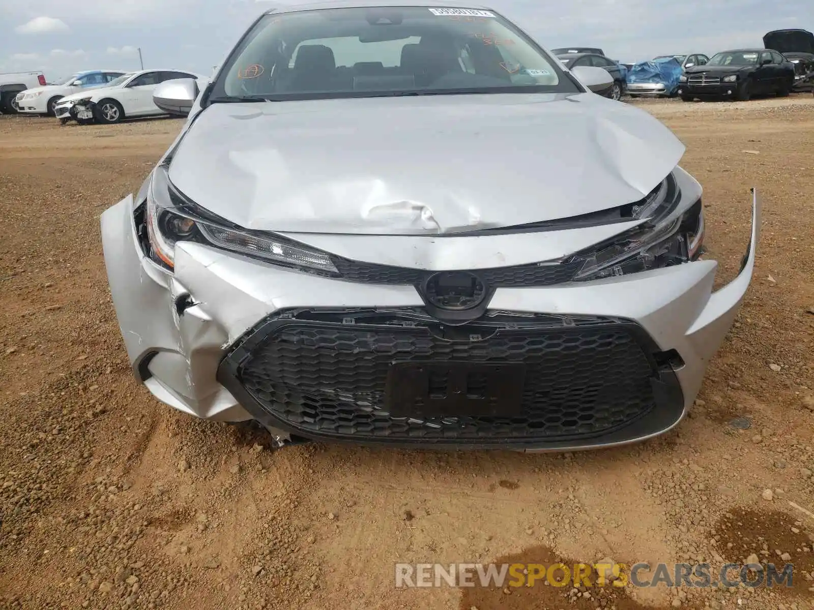 9 Photograph of a damaged car JTDEPMAE9MJ154712 TOYOTA COROLLA 2021