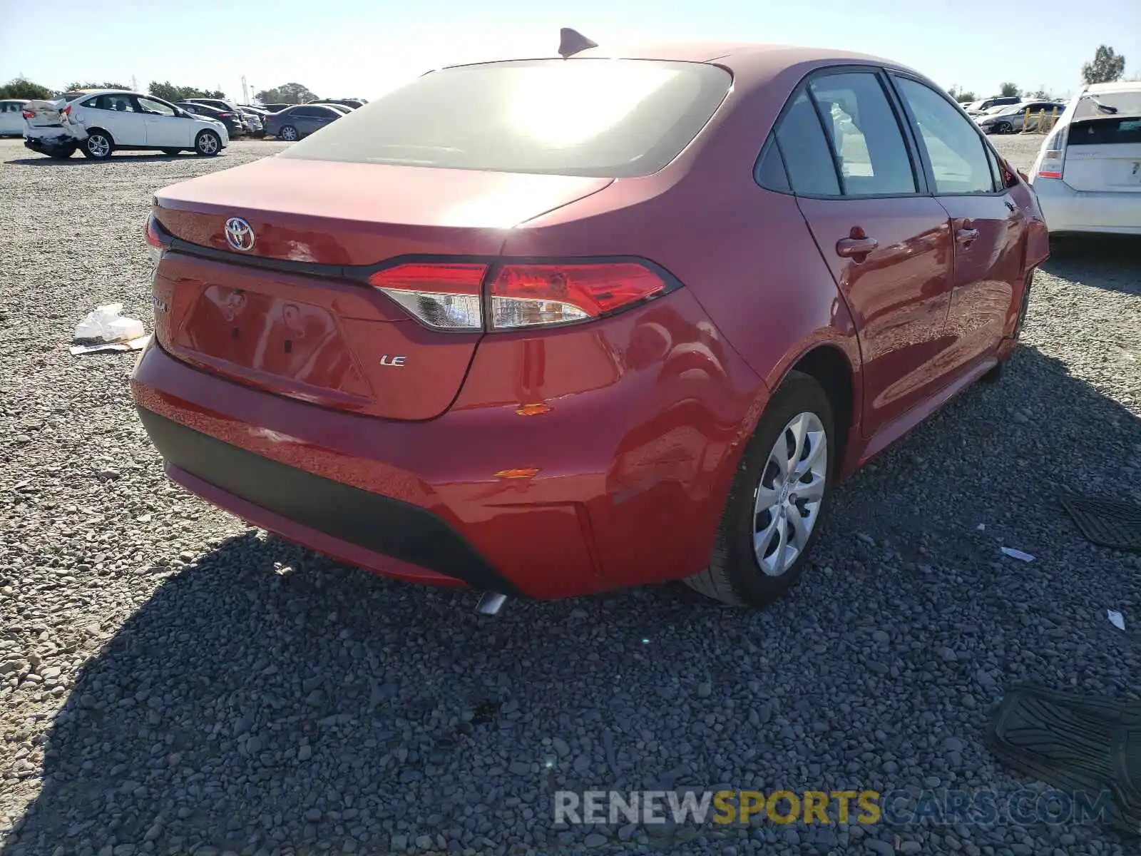 4 Photograph of a damaged car JTDEPMAE9MJ154869 TOYOTA COROLLA 2021