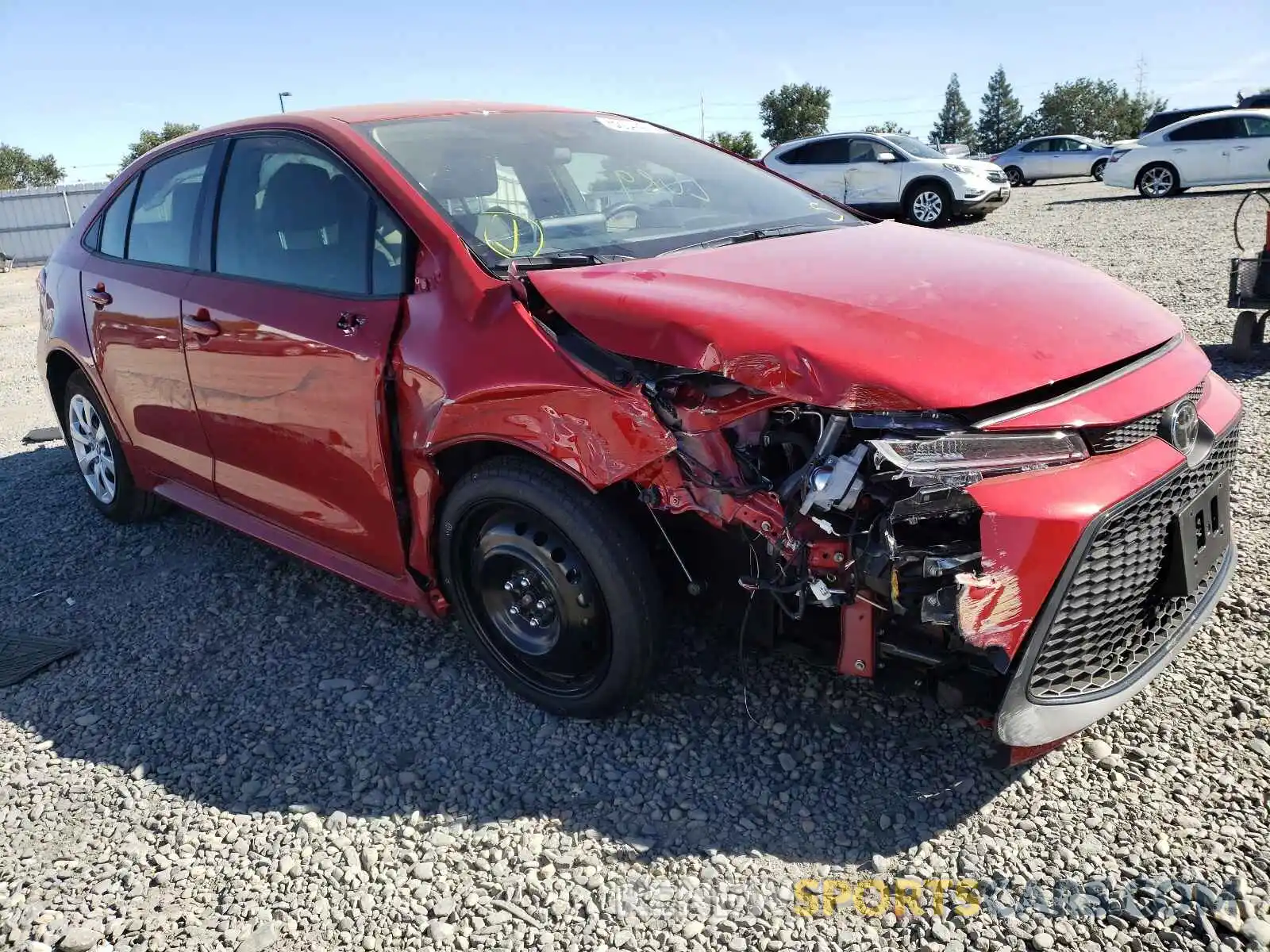 9 Photograph of a damaged car JTDEPMAE9MJ154869 TOYOTA COROLLA 2021