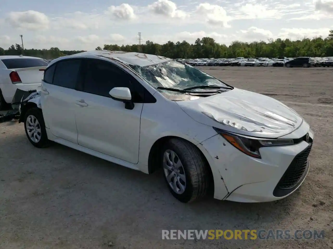 1 Photograph of a damaged car JTDEPMAE9MJ155102 TOYOTA COROLLA 2021