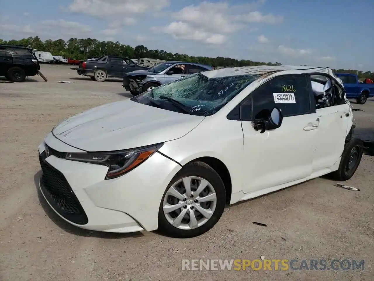 2 Photograph of a damaged car JTDEPMAE9MJ155102 TOYOTA COROLLA 2021