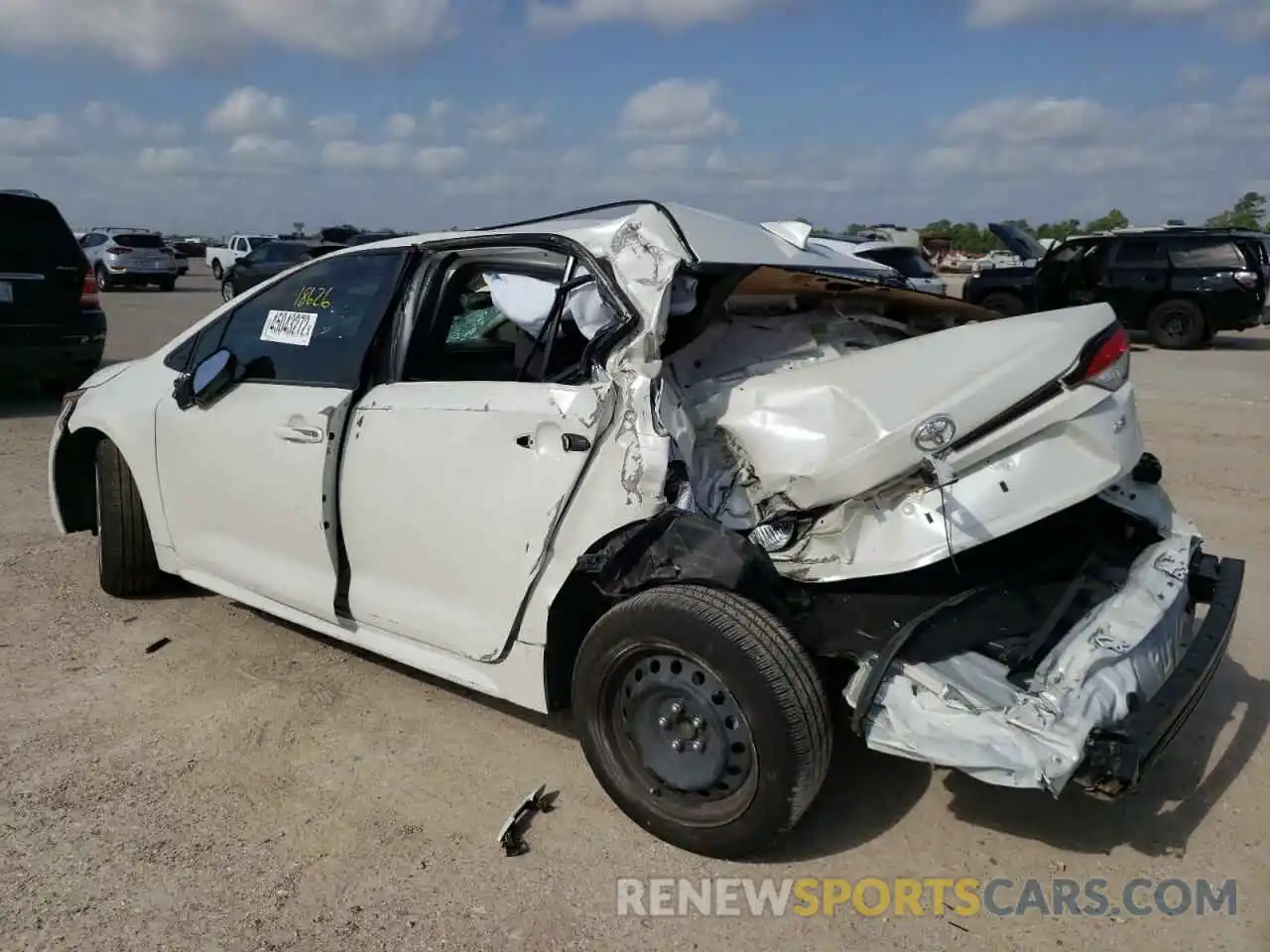 3 Photograph of a damaged car JTDEPMAE9MJ155102 TOYOTA COROLLA 2021