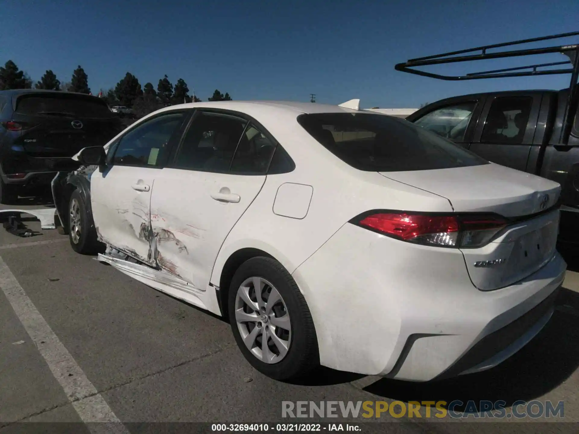 3 Photograph of a damaged car JTDEPMAE9MJ155147 TOYOTA COROLLA 2021