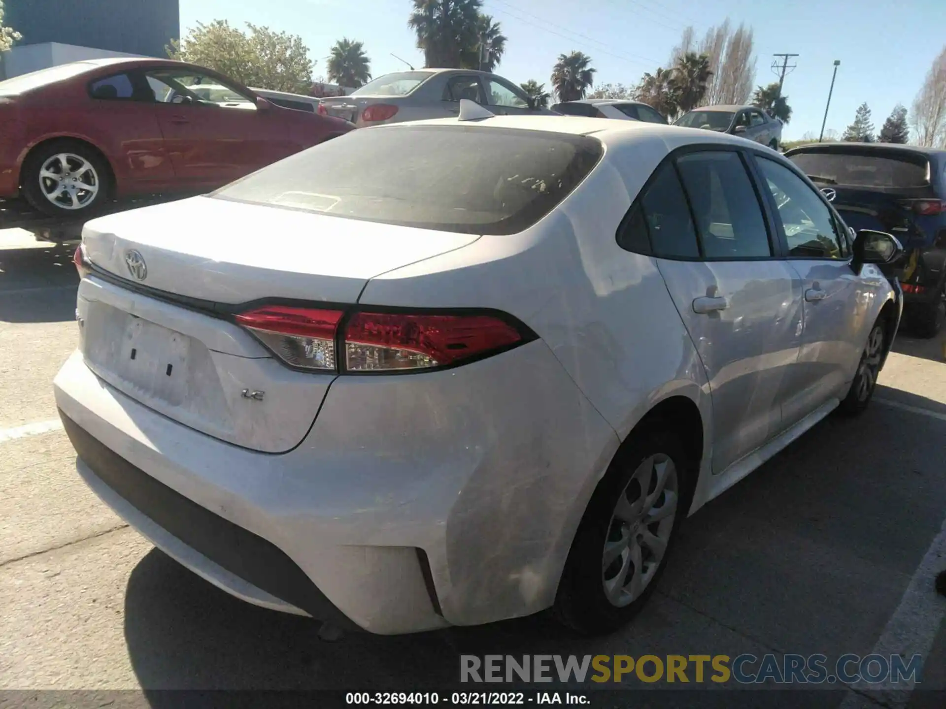 4 Photograph of a damaged car JTDEPMAE9MJ155147 TOYOTA COROLLA 2021