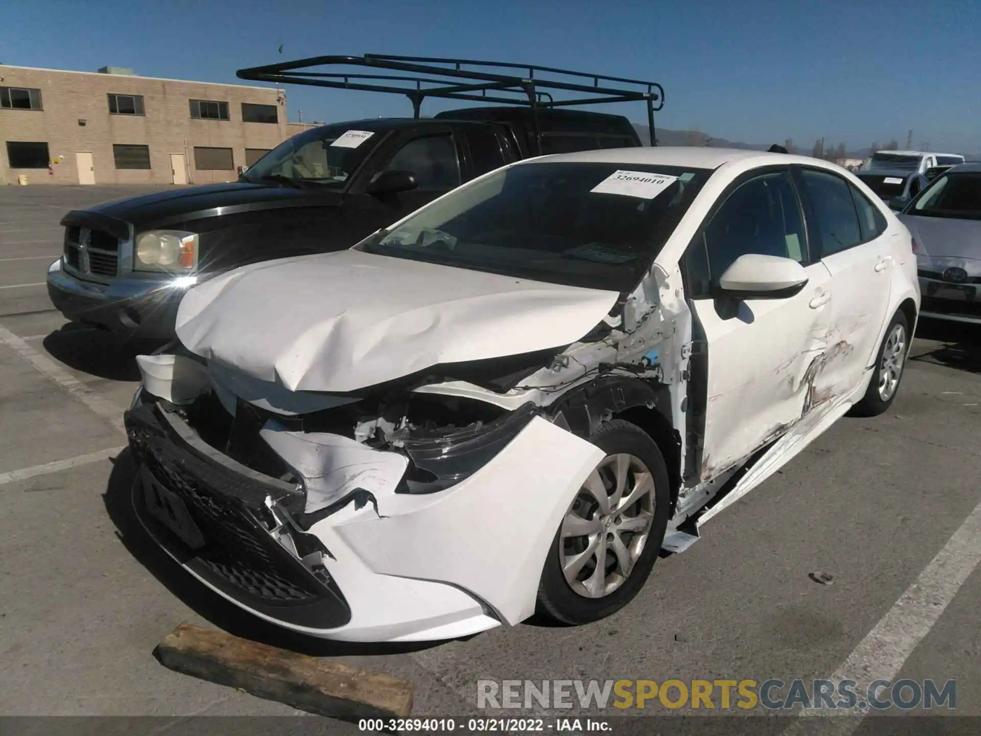 6 Photograph of a damaged car JTDEPMAE9MJ155147 TOYOTA COROLLA 2021