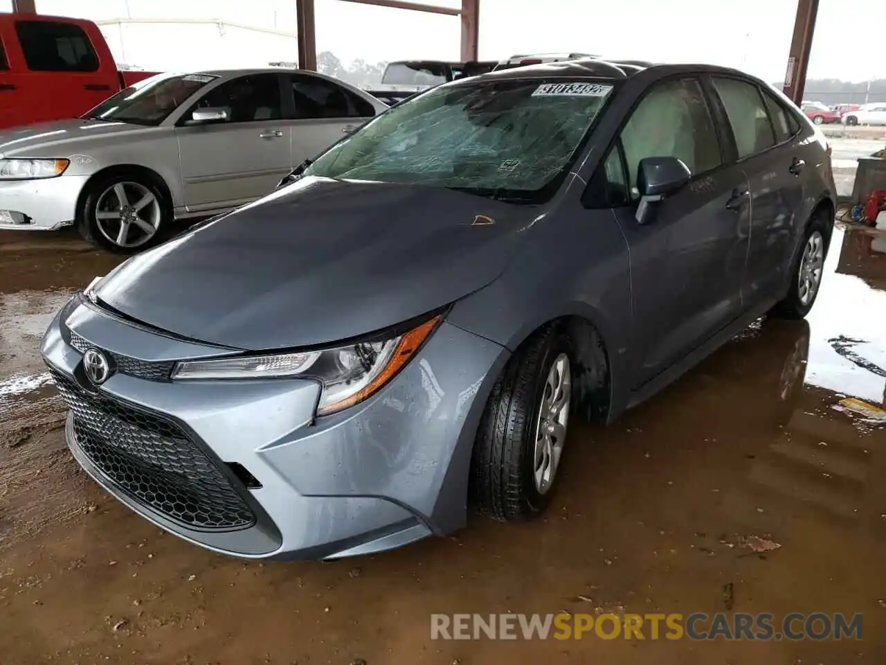 2 Photograph of a damaged car JTDEPMAE9MJ155682 TOYOTA COROLLA 2021