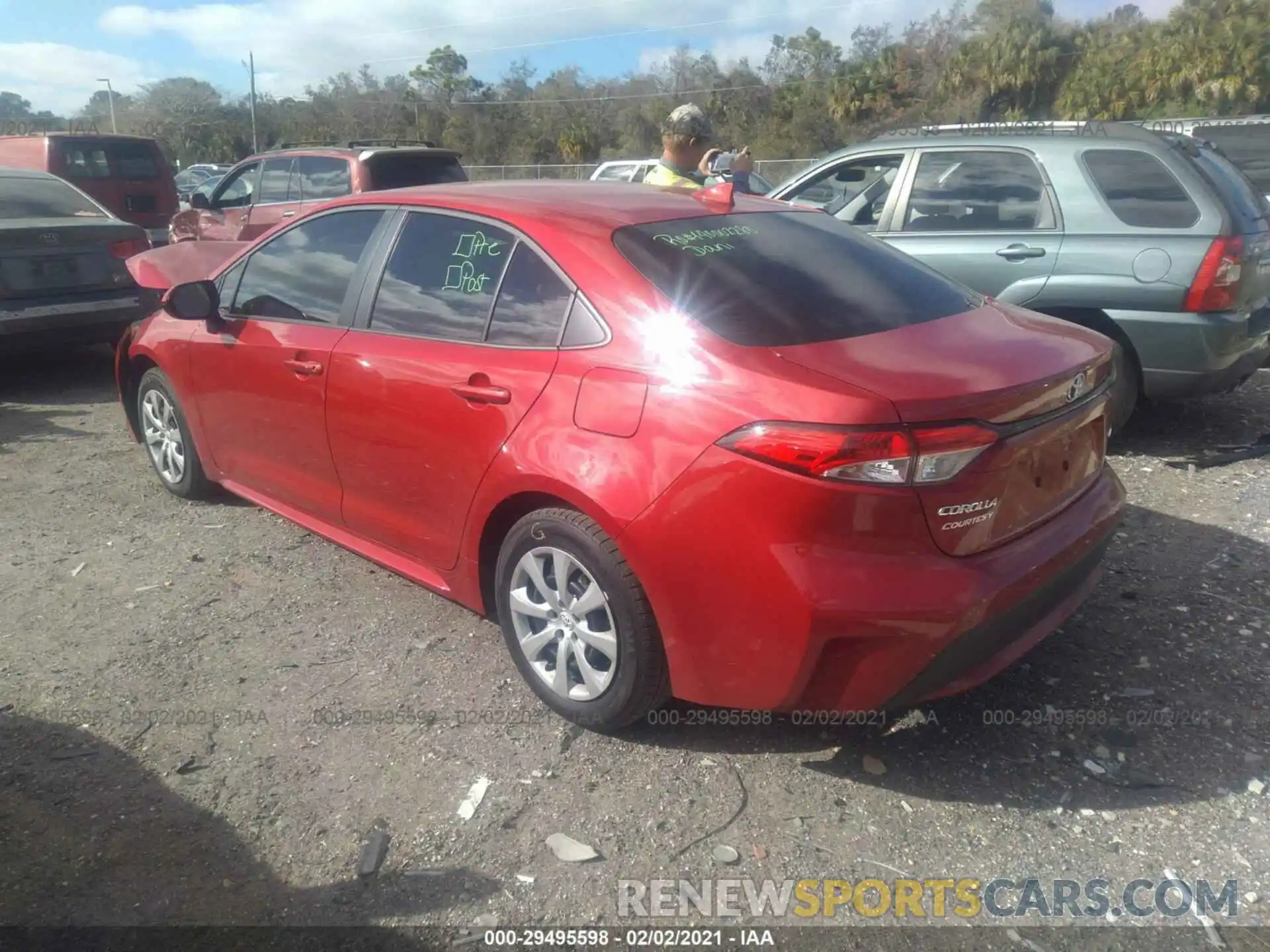 3 Photograph of a damaged car JTDEPMAE9MJ155844 TOYOTA COROLLA 2021