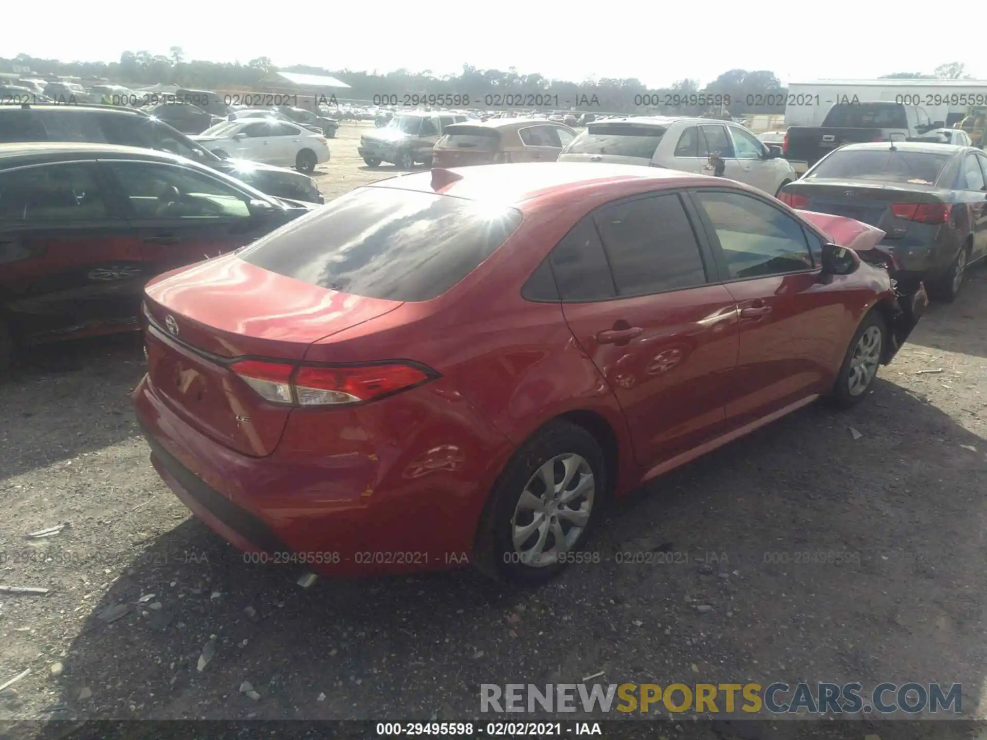 4 Photograph of a damaged car JTDEPMAE9MJ155844 TOYOTA COROLLA 2021