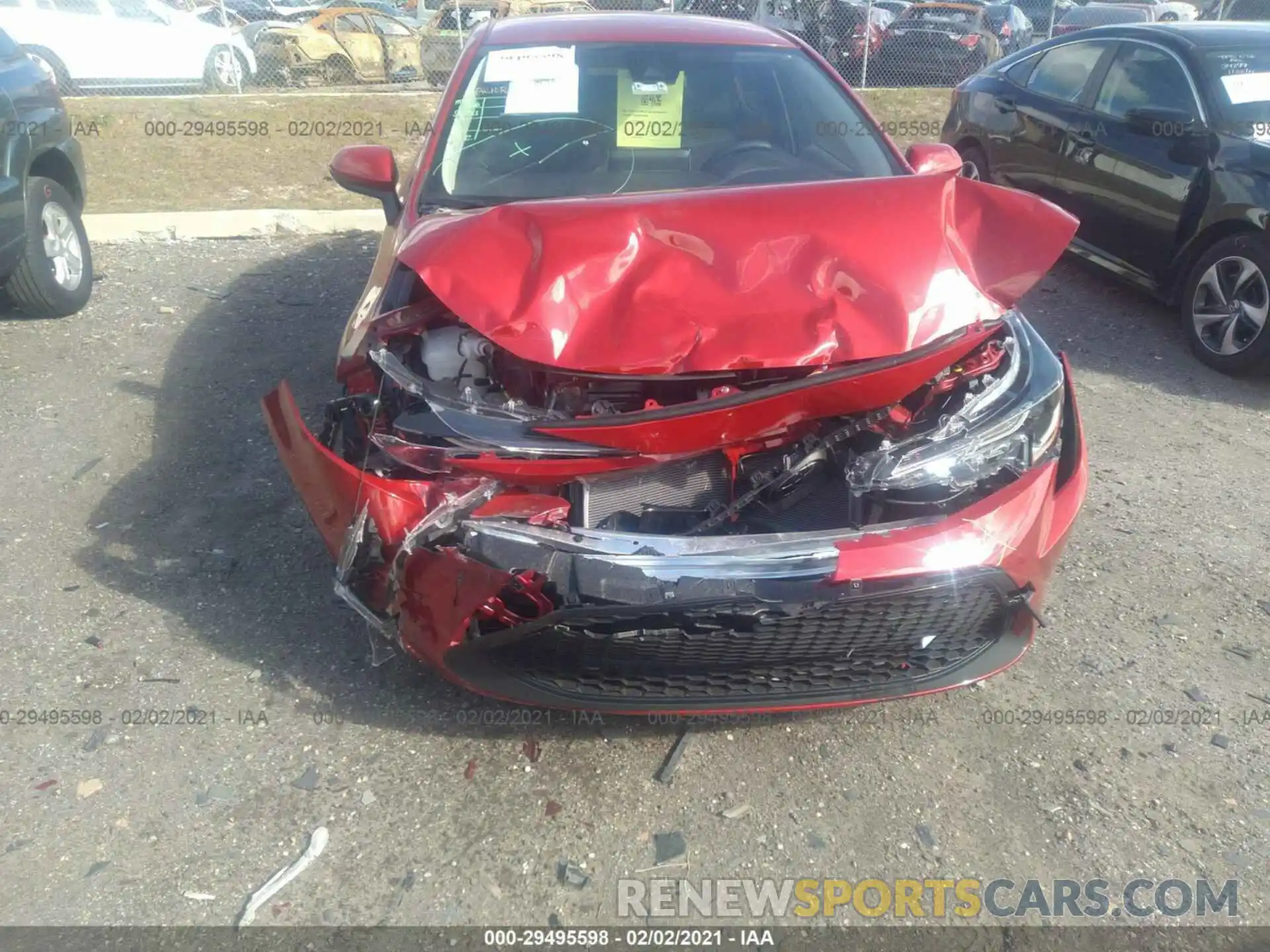 6 Photograph of a damaged car JTDEPMAE9MJ155844 TOYOTA COROLLA 2021