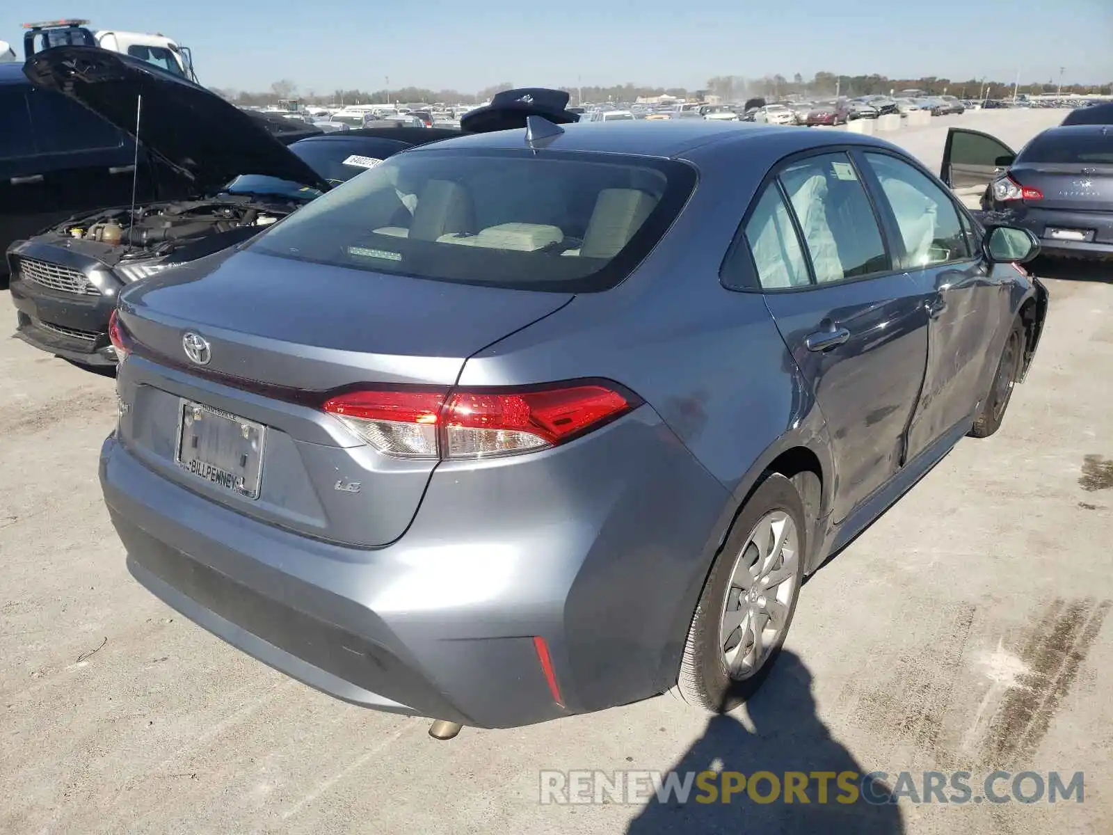 4 Photograph of a damaged car JTDEPMAE9MJ156458 TOYOTA COROLLA 2021