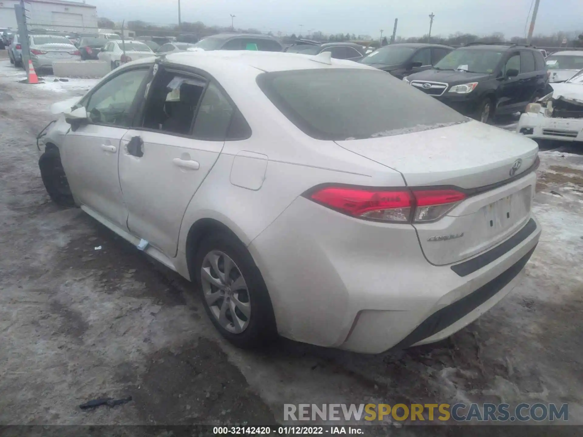 3 Photograph of a damaged car JTDEPMAE9MJ157173 TOYOTA COROLLA 2021