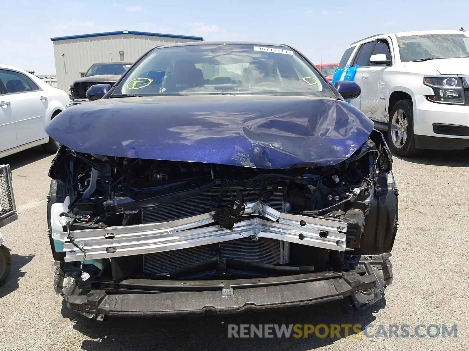 9 Photograph of a damaged car JTDEPMAE9MJ157688 TOYOTA COROLLA 2021