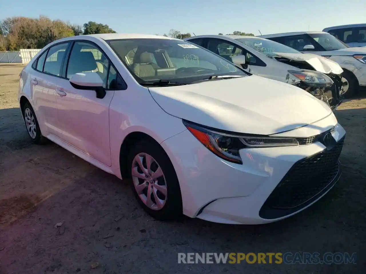 1 Photograph of a damaged car JTDEPMAE9MJ158694 TOYOTA COROLLA 2021