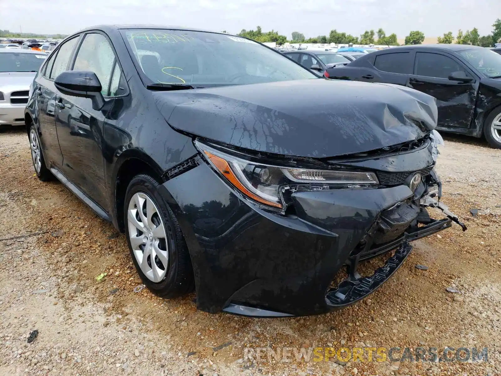 1 Photograph of a damaged car JTDEPMAE9MJ159263 TOYOTA COROLLA 2021