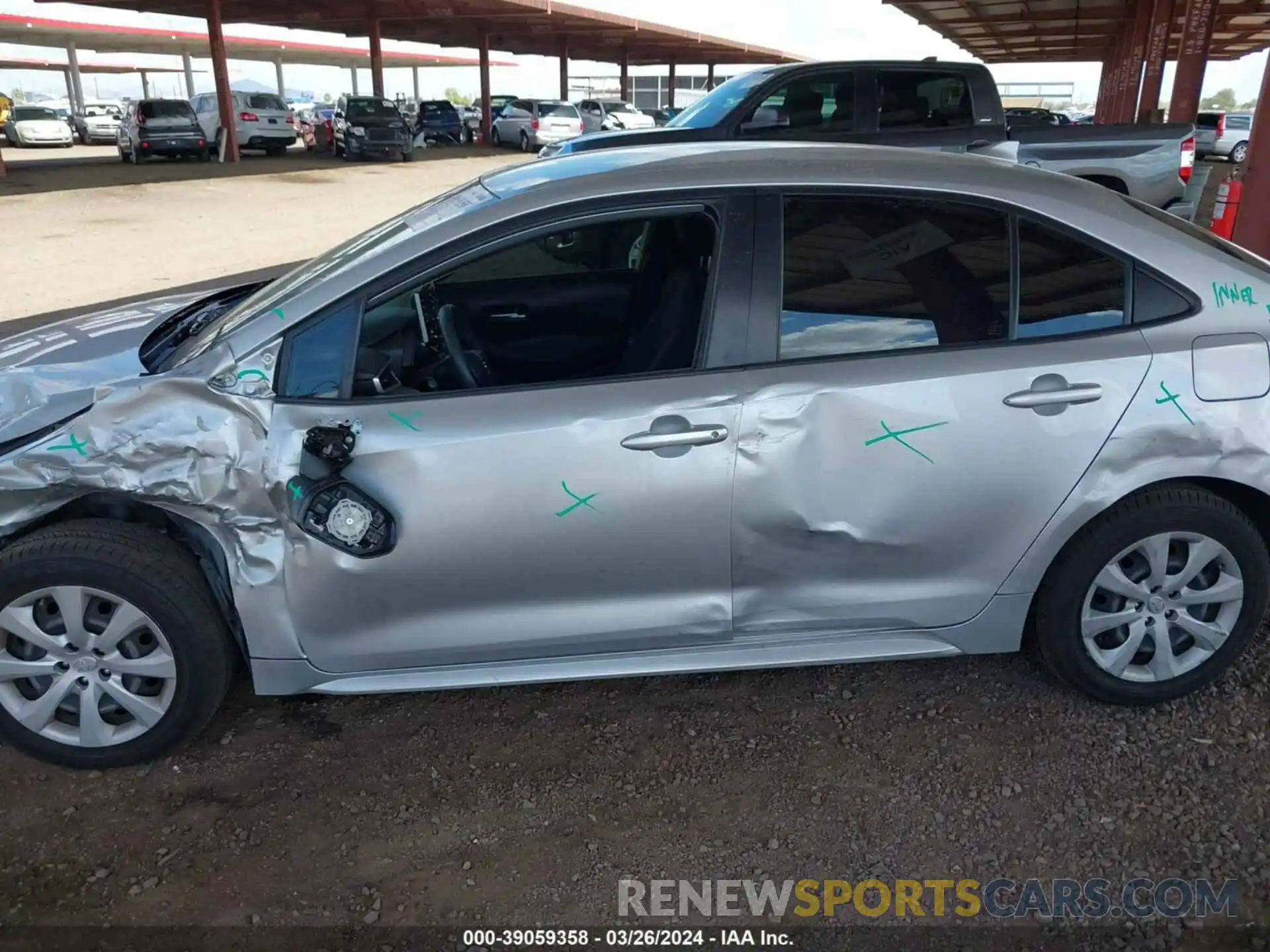 14 Photograph of a damaged car JTDEPMAE9MJ159599 TOYOTA COROLLA 2021