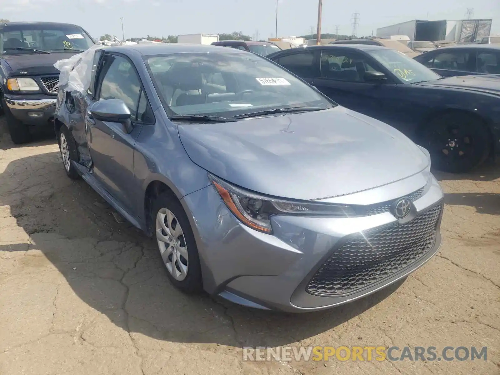 1 Photograph of a damaged car JTDEPMAE9MJ159909 TOYOTA COROLLA 2021