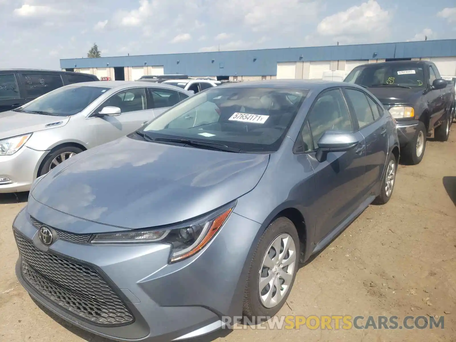 2 Photograph of a damaged car JTDEPMAE9MJ159909 TOYOTA COROLLA 2021