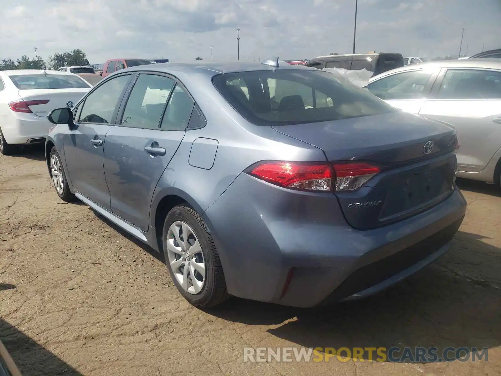 3 Photograph of a damaged car JTDEPMAE9MJ159909 TOYOTA COROLLA 2021