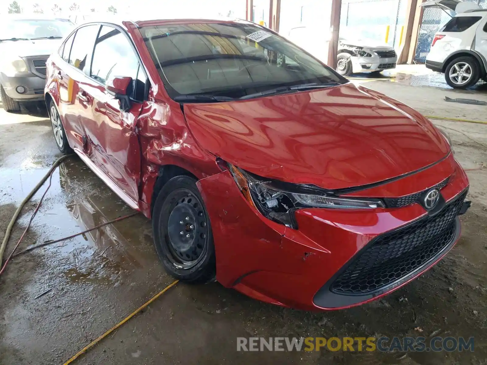 1 Photograph of a damaged car JTDEPMAE9MJ160445 TOYOTA COROLLA 2021