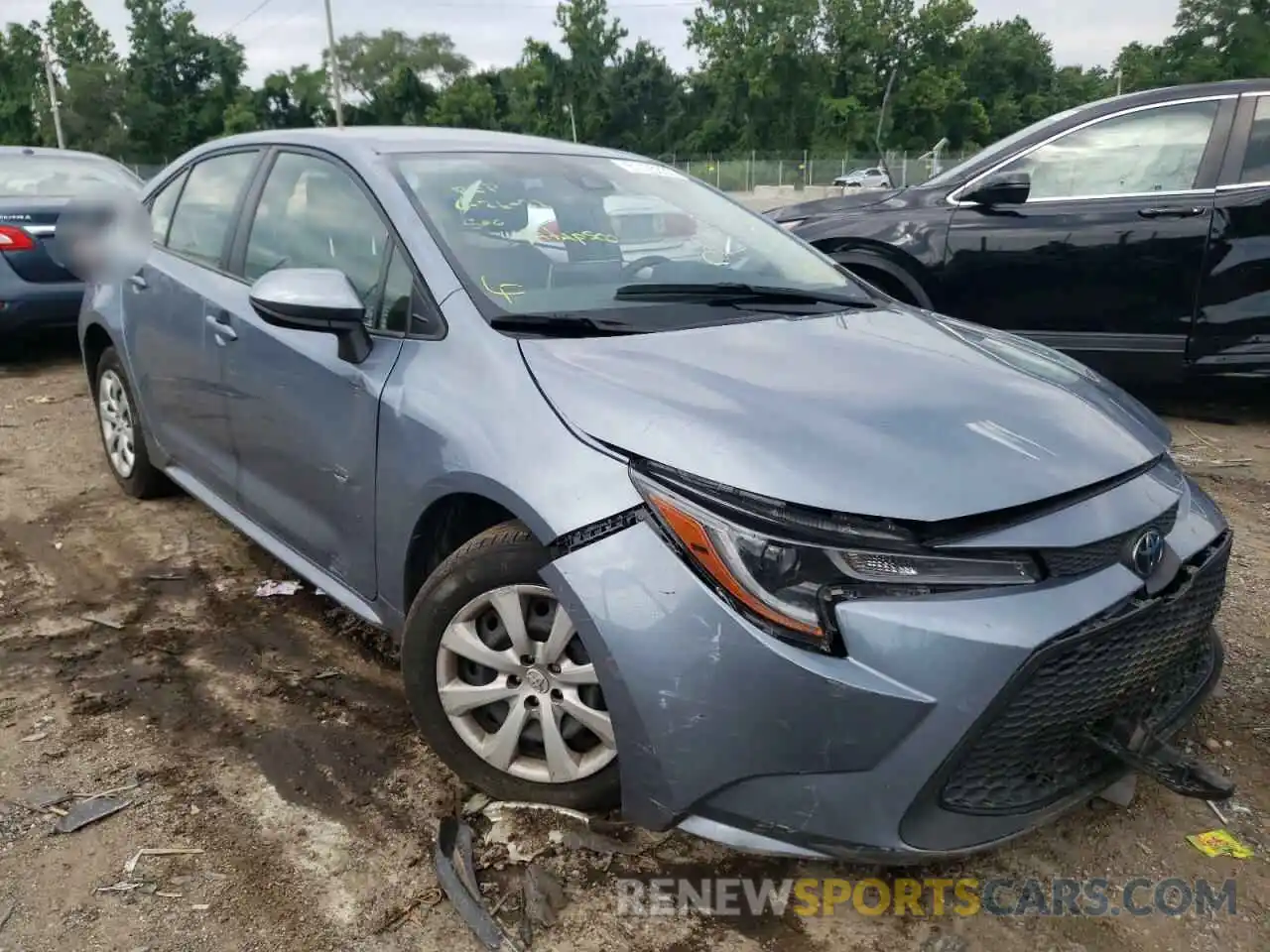 1 Photograph of a damaged car JTDEPMAE9MJ162261 TOYOTA COROLLA 2021