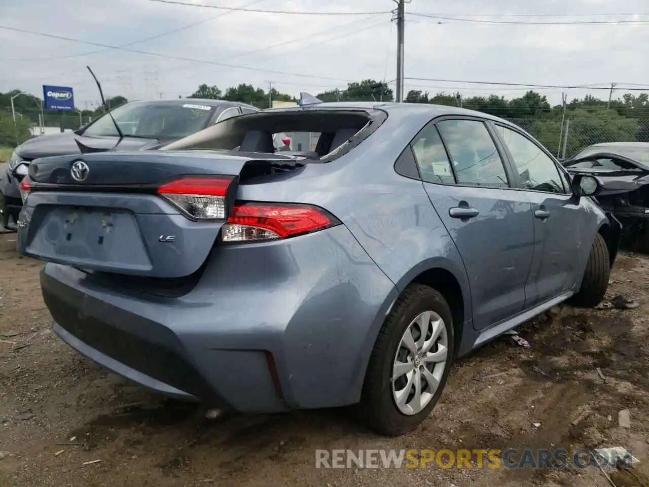 4 Photograph of a damaged car JTDEPMAE9MJ162261 TOYOTA COROLLA 2021